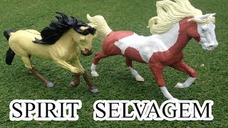 SPIRIT SELVAGEM  curta metragem  cavalos de brinquedo [upl. by Nair667]