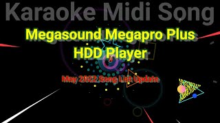 Megasound Megapro Plus May 2022 HDD Song Update [upl. by Noned490]