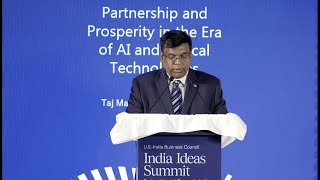 Introduction by the Chief Executive of General Atomics Dr Vivek Lall at the 49th India Ideas Summit [upl. by Bram]