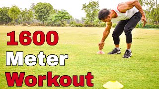 1600 Meter Running Workout With Commando  Monday workout [upl. by Griffith76]