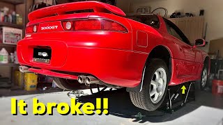 Repairing the clutch on a 1995 Mitsubishi 3000GT Ep 2 [upl. by Adnorahs]