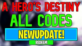 New A Heros Destiny Codes  Roblox A Heros Destiny Codes July 2024 [upl. by Anor]