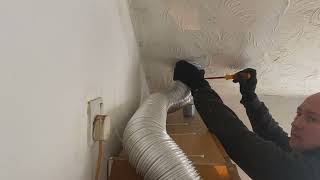 Kitchen extractor ducting installation [upl. by Anirad532]