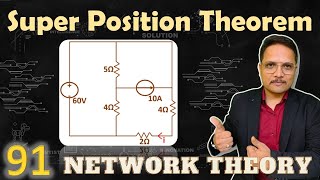 Superposition Theorem Explained Example and Solved Problem 1 [upl. by Seravart956]