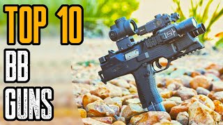 TOP 10 BEST BB GUN PISTOLS amp RIFLES ON AMAZON [upl. by Airegin]