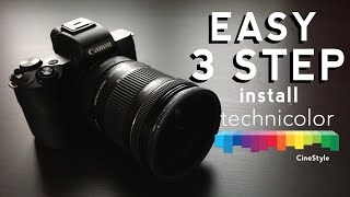 how to install cinestyle on canon m50 [upl. by Lamaj]