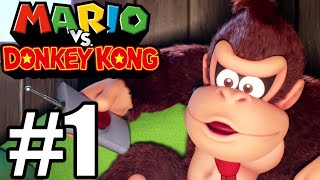 Mario vs Donkey Kong Switch Gameplay Walkthrough Part 1  Nintendo Switch Demo [upl. by Noivax]