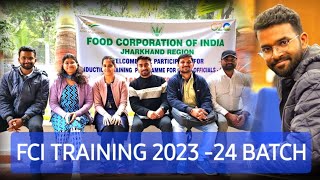 Food Corporation of India  FCI AG III Training 2324 batch  RANCHI  Jharkhand BY TILLAK 🔥 [upl. by Rediah]