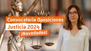 Convocatoria Oposiciones Justicia 2024 ⚖️ Temario Pruebas y Requisitos [upl. by Marylynne]