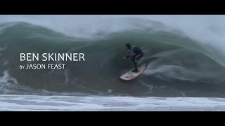 Ben Skinner taking on a notorious beach break on his longboard [upl. by Hannahs]