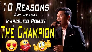 10 Reasons why Marcelito Pomoy is deserving to be called the Champion [upl. by Aihsila]