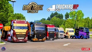 🔴 ETS2 Live  TruckersMP Live  Euro Truck Simulator 2 Multiplayer LIVE  ETS2 Gameplay [upl. by Eednac856]