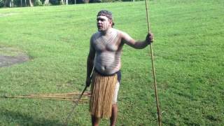 🌏 Aborigines Spear Hunting Aboriginal Australian Shows How [upl. by Ayiram]