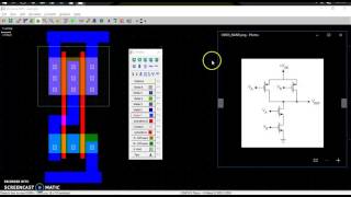 CMOS NAND using microwind [upl. by Yblek]