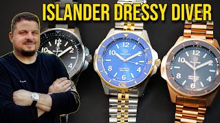 ISLANDER Watches  The Roslyn a Dressy Capable Automatic Dive Watch  Affordable Dress Diver [upl. by Agan]