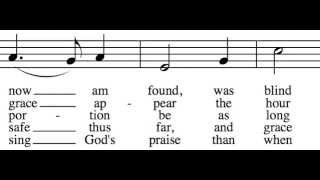 Amazing Grace  Bass Only  Learn How to Sing Hymns [upl. by Isleen]