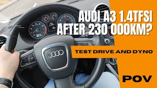 Audi A3 8p Sportback 2011 14 TFSI 125HP  4K POV Test Drive  Dyno Test  Acceleration [upl. by Adnwahsat575]