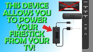 ⚡ This Device Allows You To Power Your Firestick From Your TV ⚡ [upl. by Atcliffe904]