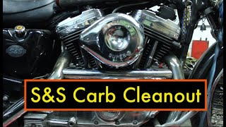 How to clean your Harleys SampS Carburetor [upl. by Swain]