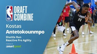 Kostas Antetokounmpo  Shuttle Run  Reactive Pro Agility  2018 NBA Draft Combine [upl. by Artep]