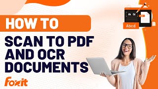 How to scan to PDF and OCR documents  Create editable and searchable PDFs from paper docs [upl. by Ahsinahs]