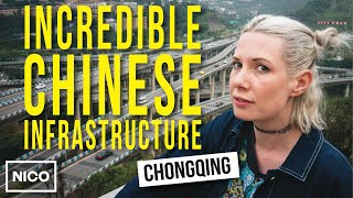 Chinas 3D City  Chongqings Incredible Infrastructure 含中文字幕 [upl. by Ahtimat]