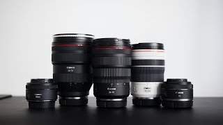 Top 5 Full Frame Canon RF lenses [upl. by Bordie]