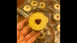 How to Make Homemade Jammy Dodgers  Phoebakes [upl. by Courtland]