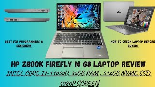 HP Zbook Firefly 14 G8 Laptop Review 2024 [upl. by Aitam]