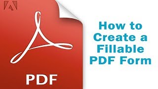 How to Create a Fillable PDF Form [upl. by Eelhsa]