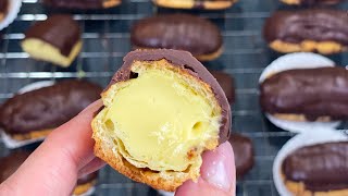 Perfect Eclairs Recipe [upl. by Ettennahs615]