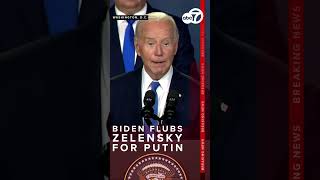 President Biden introduces Ukraines Zelensky as Putin [upl. by Aihsit753]