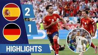 Germany Vs Spain 12 All Goals And Full Highlights  Euro 2024 [upl. by Ruff]