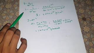 Determination of Bond length and moment of inertia from rotational spectra [upl. by Wall]