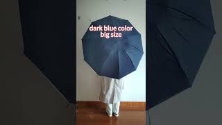 Super high quality 3 folding reverse umbrella10 strong ribs with reflective stripe [upl. by Vookles293]