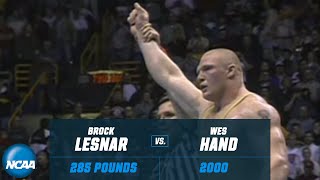 WWE star Brock Lesnars 2OT NCAA title win in 2000 [upl. by Sral]