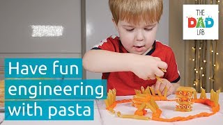 Building With Pasta And Playdough [upl. by Lulita]