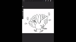 Creating a coloring sheet for some colorful second graders 🦃🥧 [upl. by Ecirtnahs]