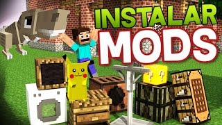 COMO INSTALAR MODS EN MINECRAFT 2017 TODAS LAS VERSIONES DESDE 0 CON FORGE [upl. by Rickey]