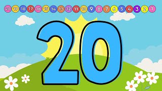 Counting Song for Kids  Count Down From 20 to 1  Count And Move [upl. by Atlante]