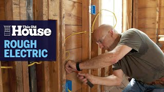 How to Install Rough Electricity  This Old House [upl. by Yllor312]