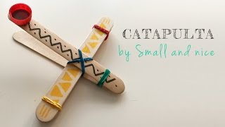 Tutorial DIY  Catapulta con palitos [upl. by Cliffes]