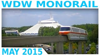 Walt Disney World Monorail System 2015 [upl. by Raymund]