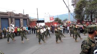 Regimiento quotBUINquot retorno a la unidad después de la Parada Militar 2012 [upl. by Ail]