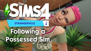 DITL of a POSSESSED Sim  The Sims 4 StrangerVille [upl. by Marpet621]