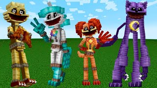 Poppy Playtime Chapter 3 addon Minecraft PE  NEW MOD MCPE [upl. by Edrei393]