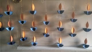 Easy diwali decoration ideas l Diwali home decoration l Diwali decoration diy [upl. by Ambrose285]