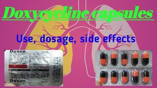 Doxycycline hydrochloride capsule 100mg uses in hindi  doxycycline 100mg capsule doxon caps review [upl. by Aroda734]