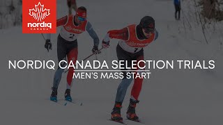 Nordiq Canada Selection Trials Mens 20k Mass Start [upl. by Georg161]