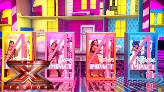 4th Impact are Fancy Rich dolls with this mashup  Live Week 5  The X Factor 2015 [upl. by Einafets]